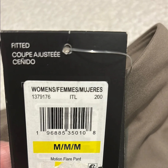 Under Armour UA Motion Flare Pants High Waist Taupe/olive green size M- - Picture 7 of 13